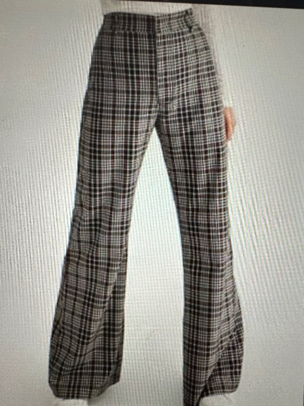 Free People Plaid JulesPants. NWOT.